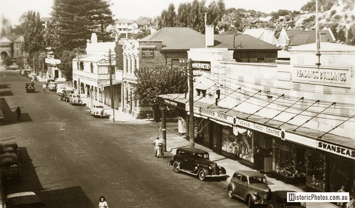 Victoria Street - Looking South, Bunbury WA Australia c.1939