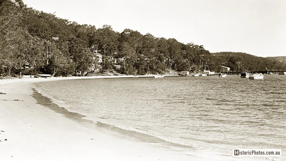 Overlooking Pittwater From Clareville Beach, Clareville NSW Australia 1950s