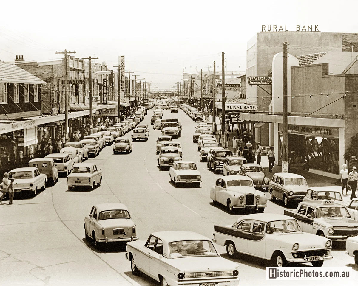 The Main Street, Cronulla NSW Australia 1964