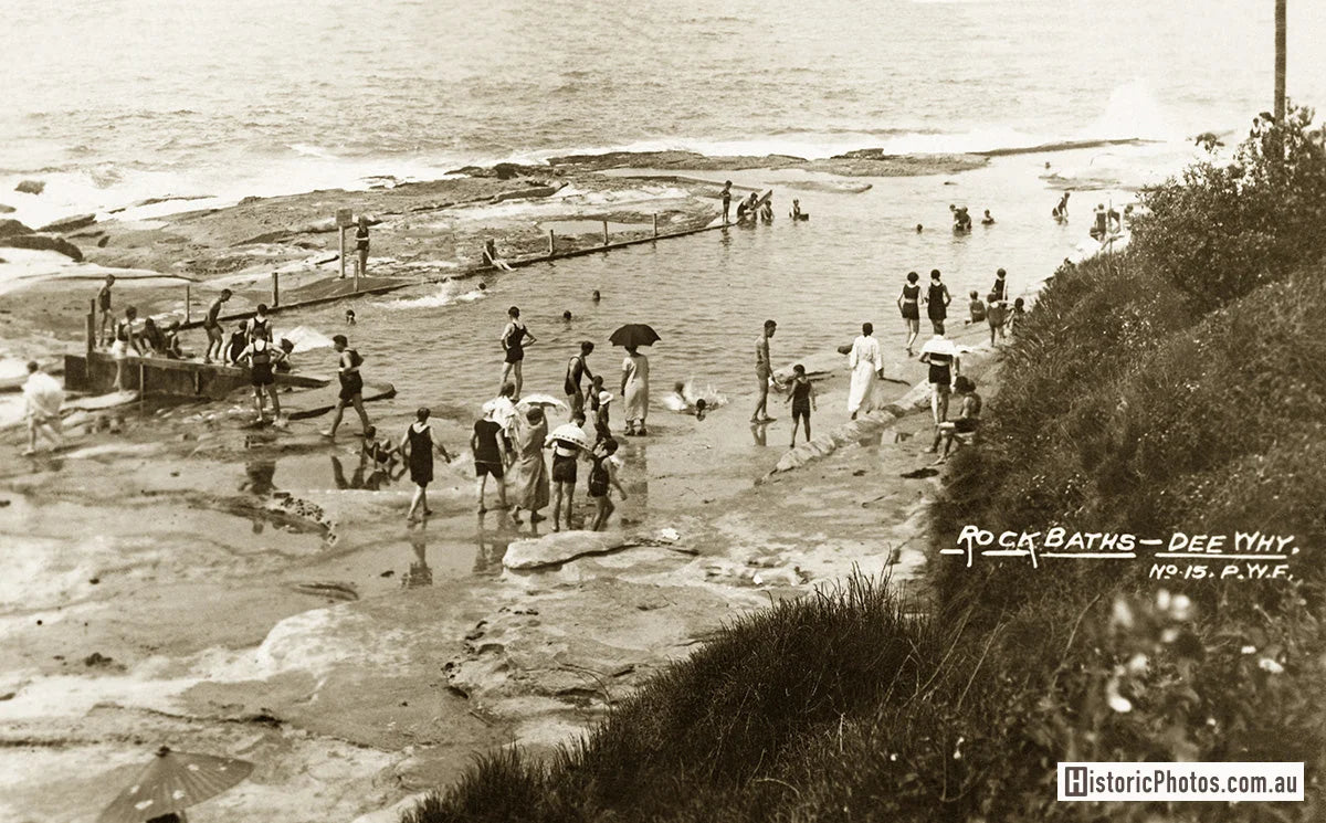 Rock Pool, Dee Why NSW Australia 1920s