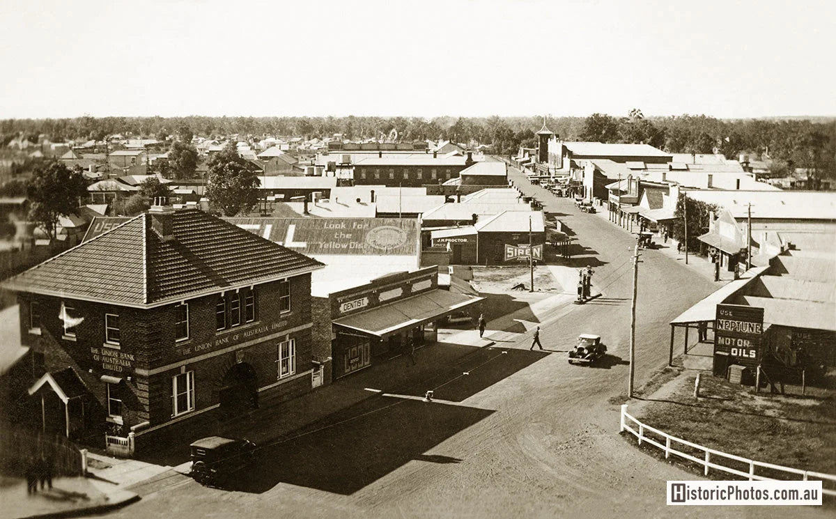 General View, Gilgandra NSW Australia 1930s