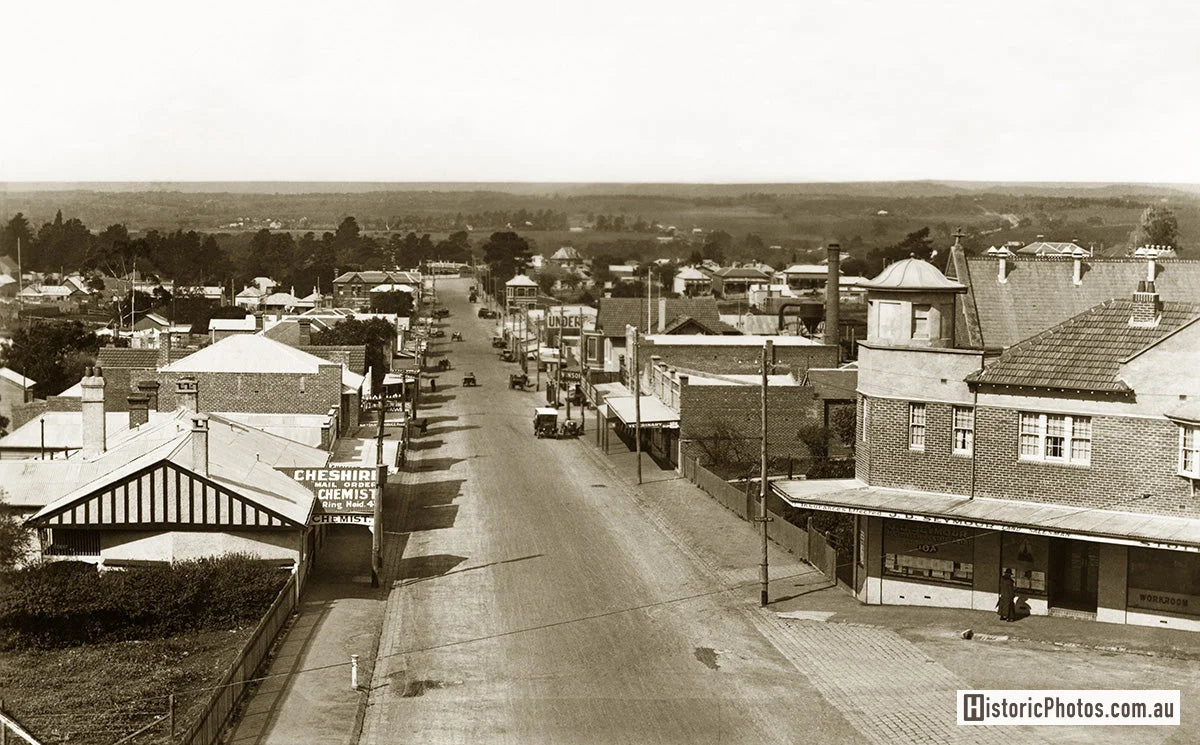 Corner Of Burgundy Street And Mount Street, Heidelberg VIC Australia 1920s