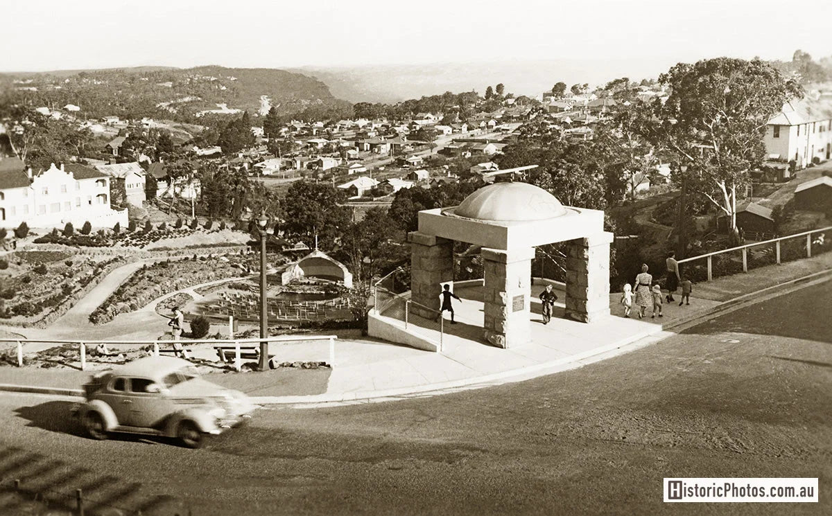 General View, Katoomba NSW Australia 1940s
