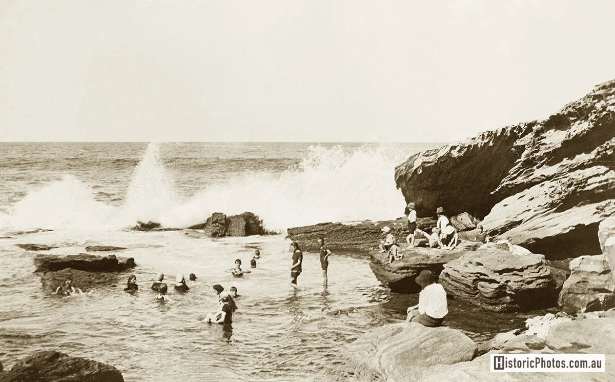 Sea Rock Pool - Putty Beach - Woy Woy, Killcare NSW Australia 1907