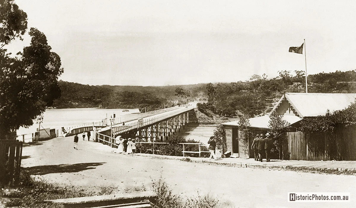 Fig Tree Bridge, Lane Cove NSW Australia c.1908