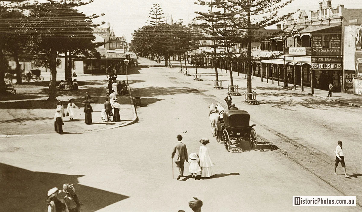 The Corso, Manly NSW Australia 1900s