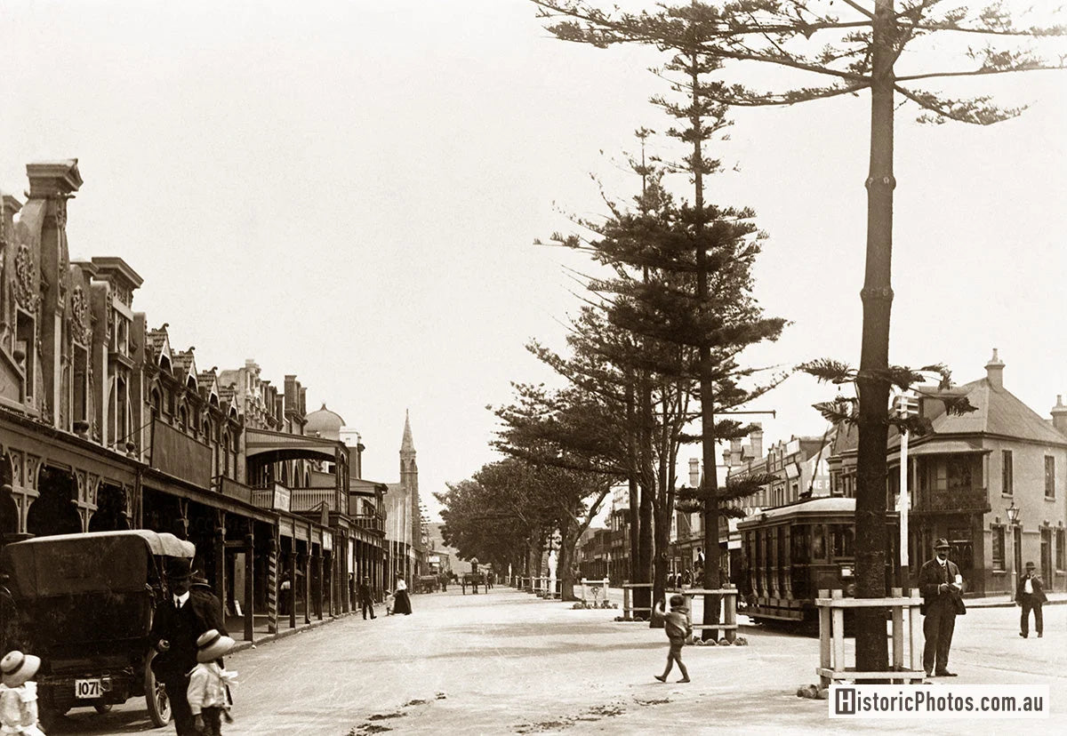 The Corso, Manly NSW Australia 1910s