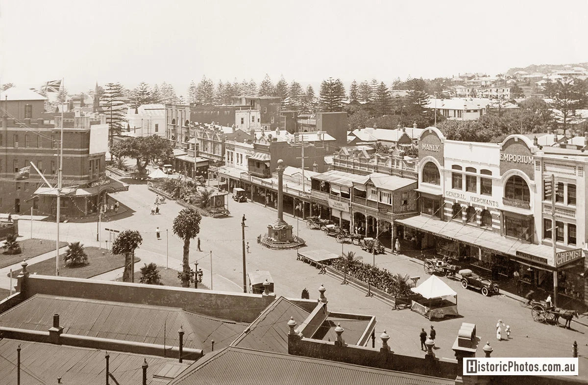 The Corso, Manly NSW Australia 1922