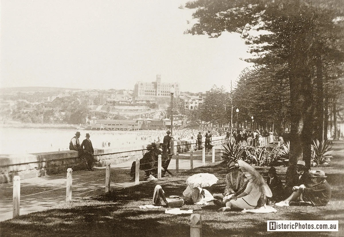 The Beach Promenade, Manly NSW Australia 1928
