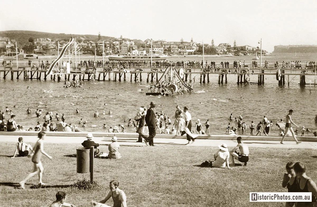 Harbour Shark-Proof Pool, Manly NSW Australia 1948