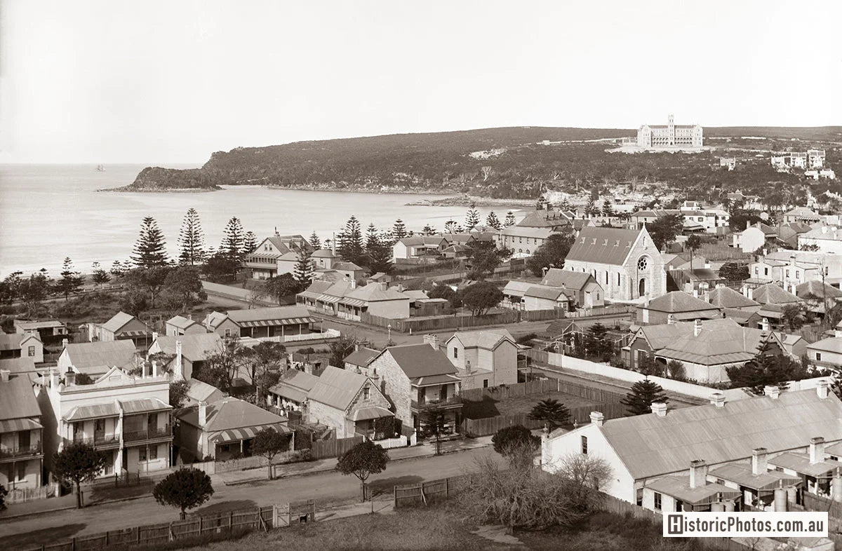 Manly From Kangaroo Hill, Manly NSW Australia c.1890