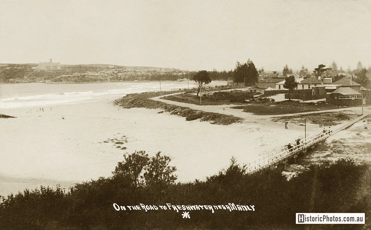 The Footbridge From Queenscliff To North Steyne, Manly NSW Australia c.1907