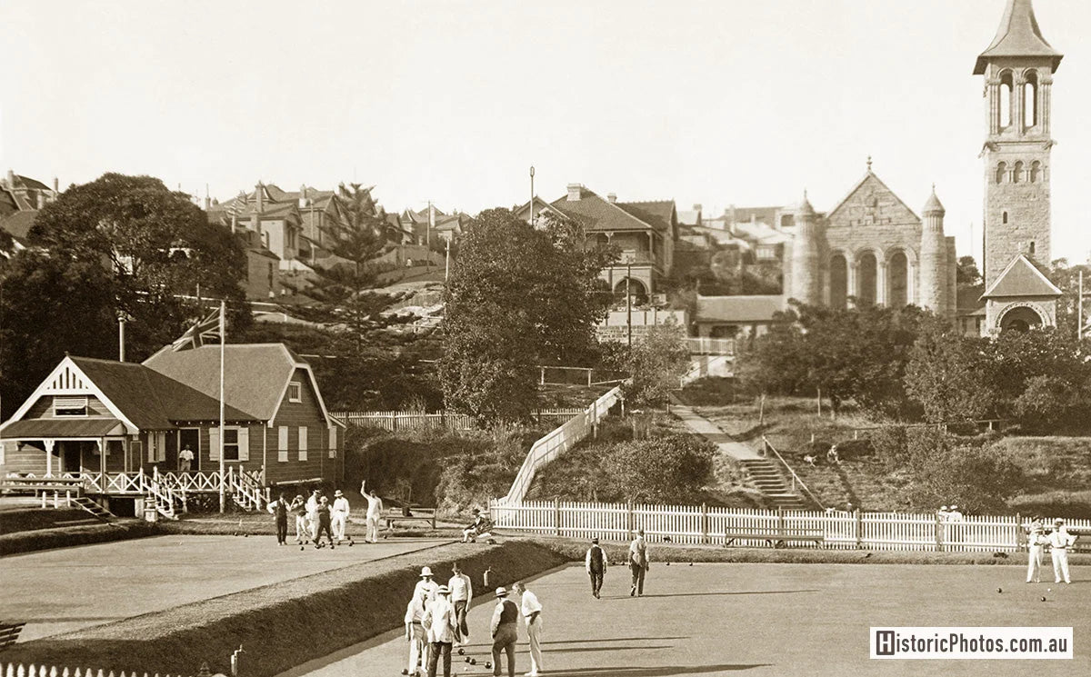 Bowling Club, Manly NSW Australia c.1910
