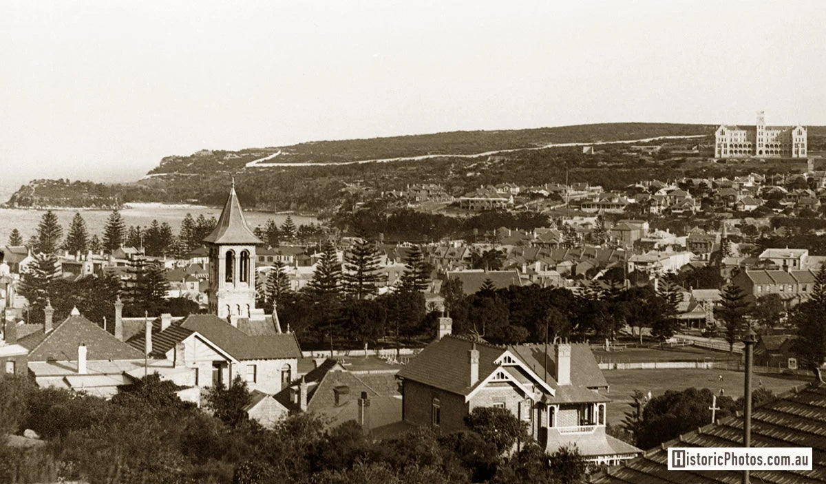 General View From Kangaroo Hill, Manly NSW Australia c.1910