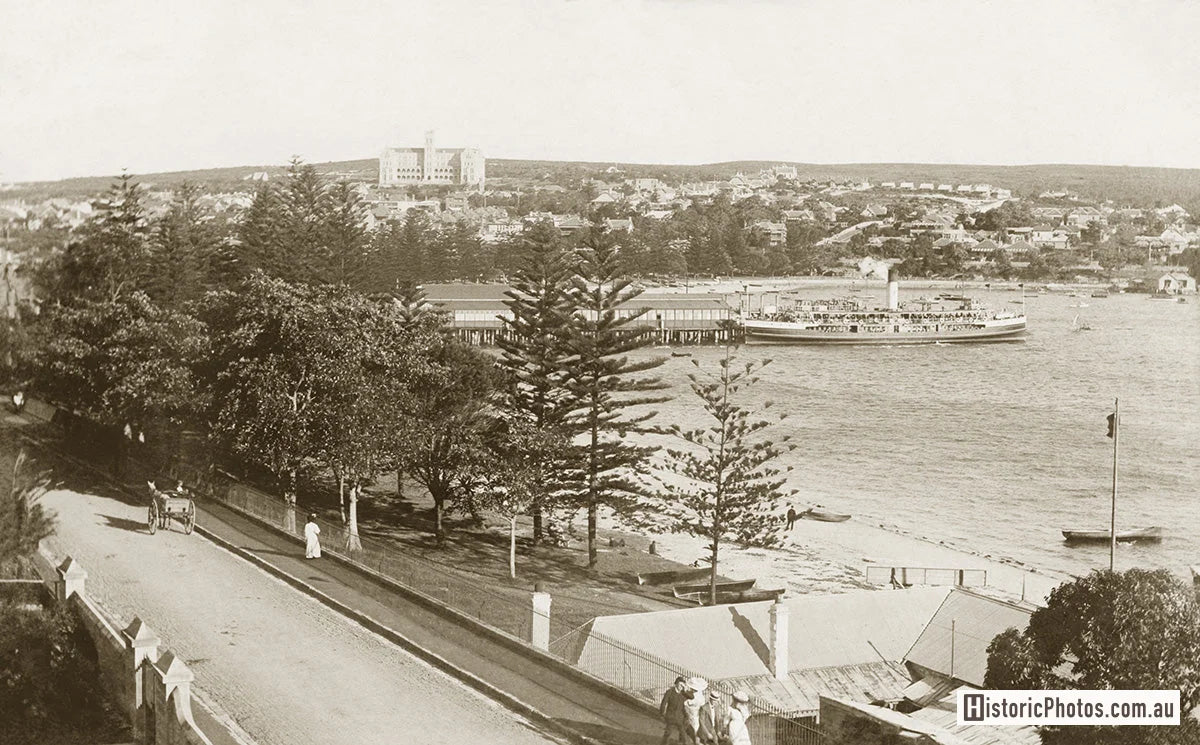 Manly Harbour From West Esplanade, Manly NSW Australia c.1947