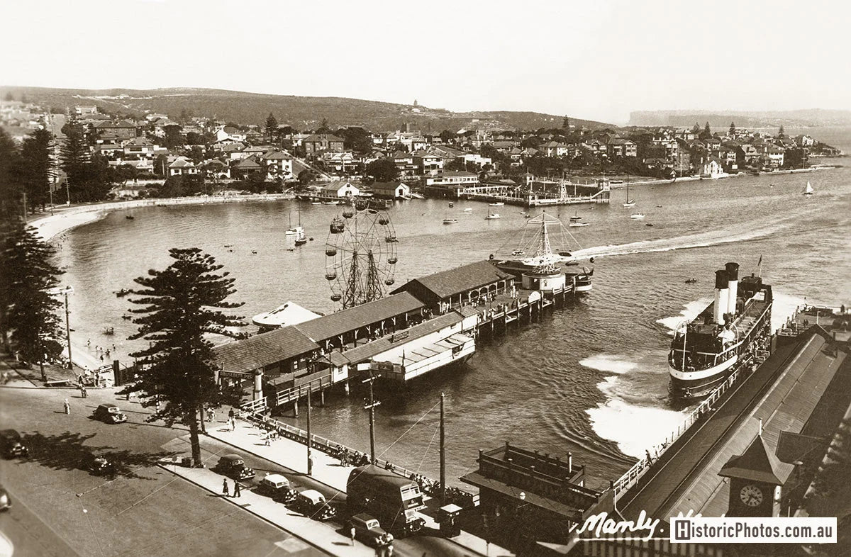 Harbour Wharf, Manly NSW Australia 1930s