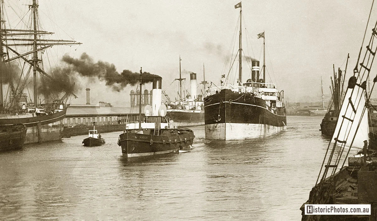 River Yarra, Melbourne VIC Australia 1907