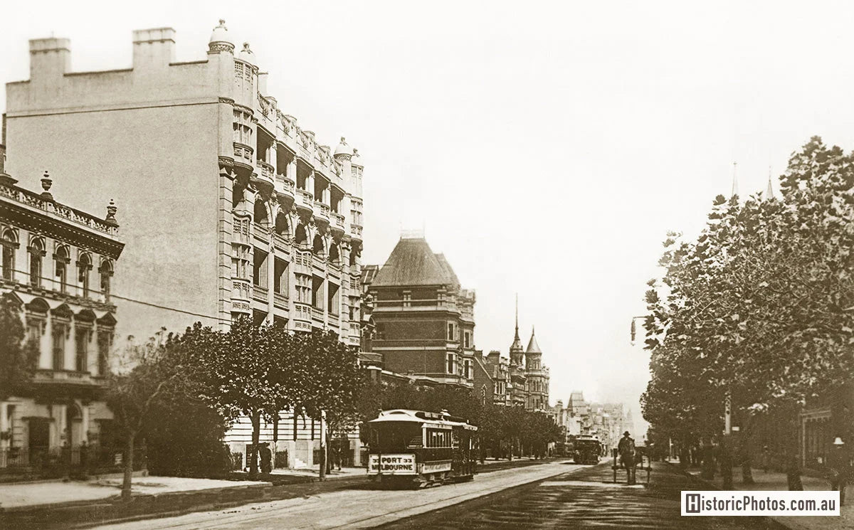 Collins Street East, Melbourne VIC Australia 1910s