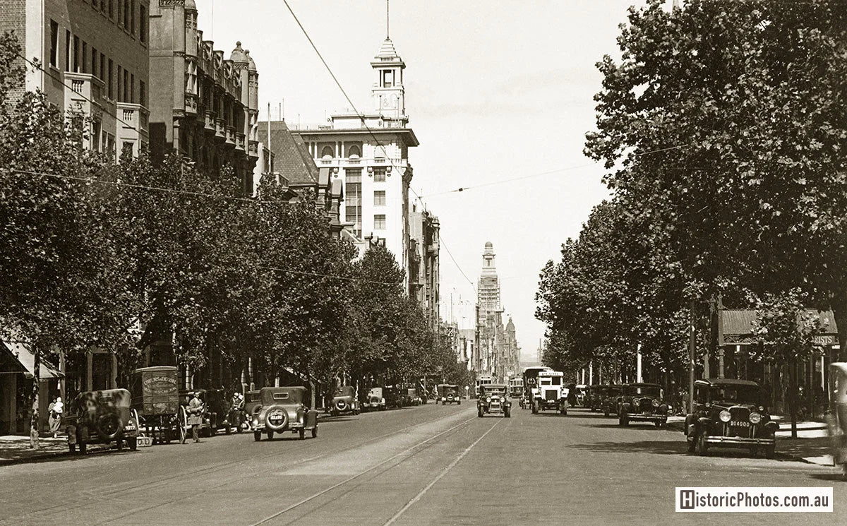 Collins Street, Melbourne VIC Australia 1920s