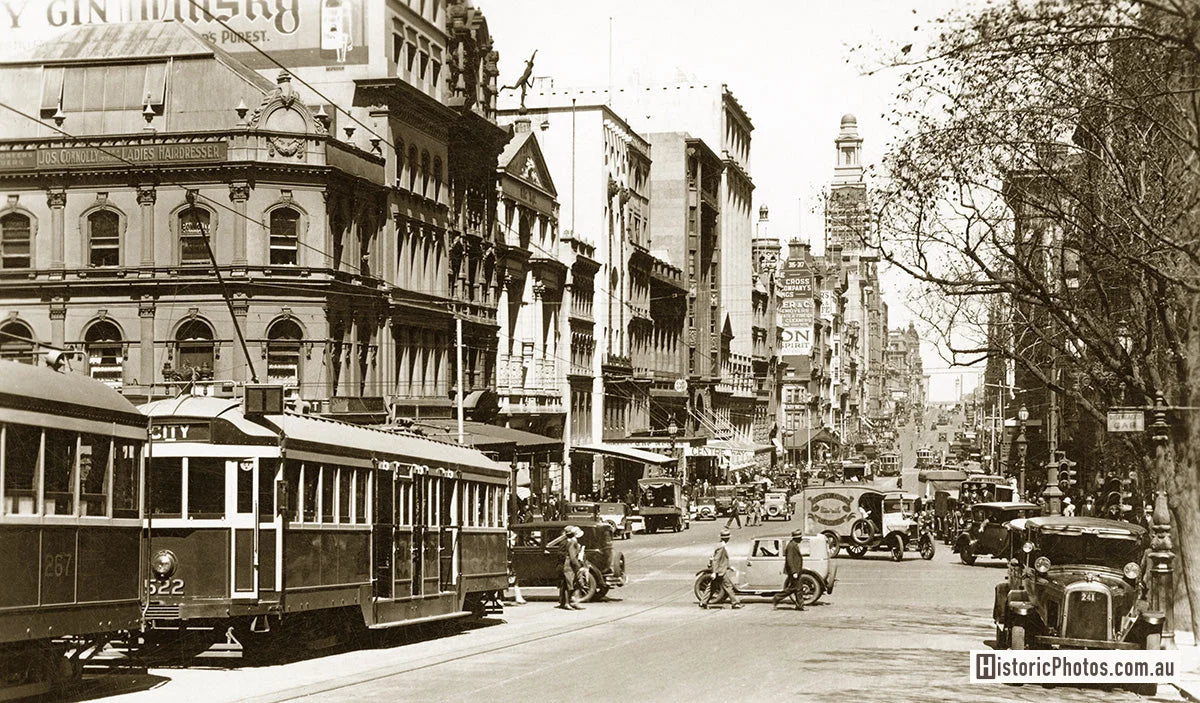 Collins Street, Melbourne VIC Australia c.1930