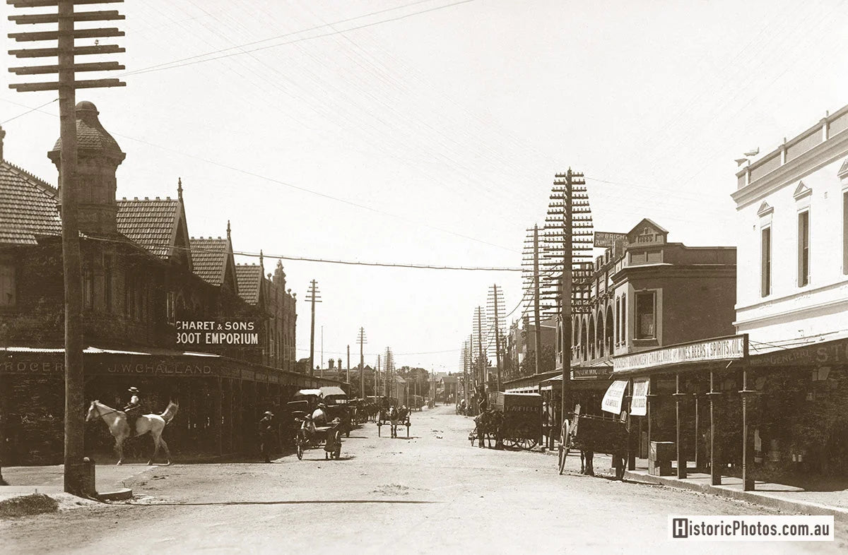 Corner Of Military Road And Raglan Street, Mosman NSW Australia c.1907