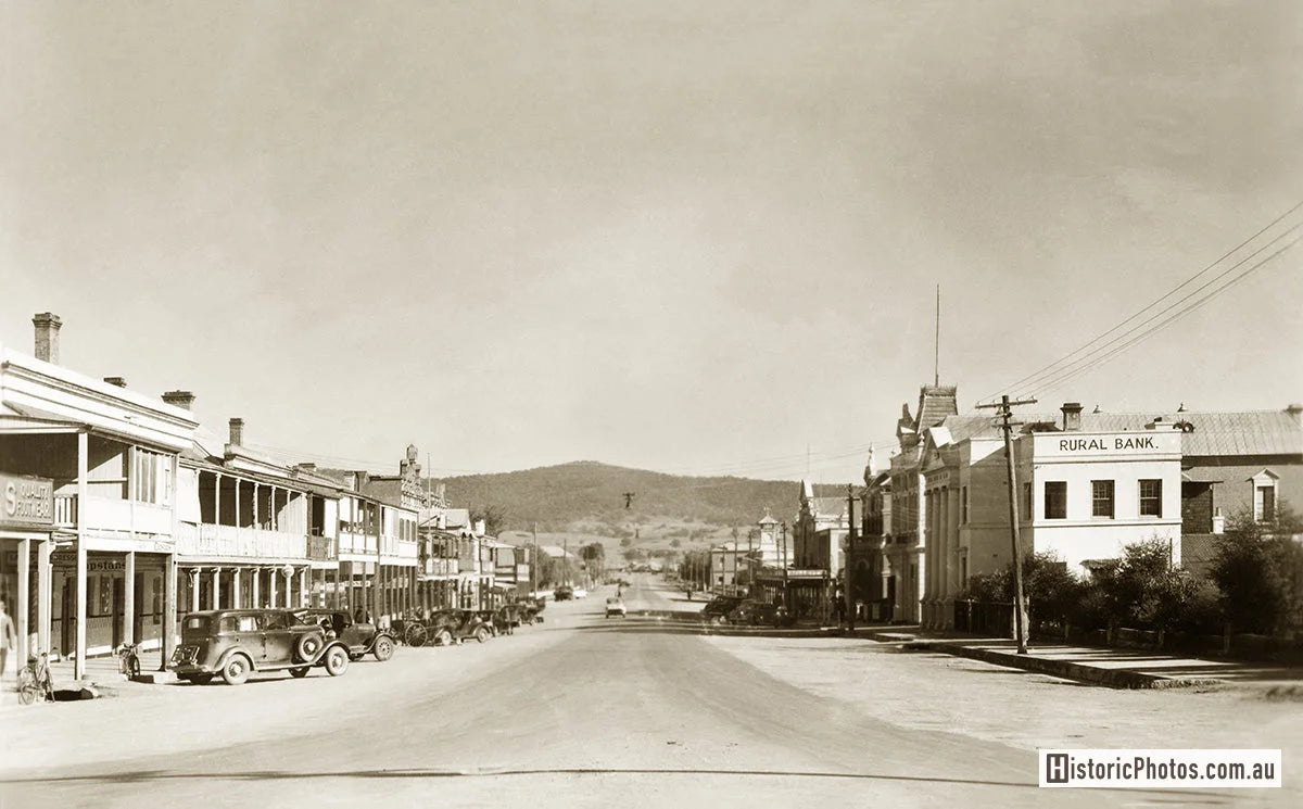 Market Street, Mudgee NSW Australia c.1948