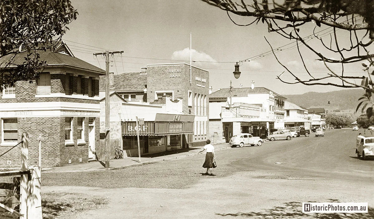 Burringbar Street, Mullumbimby NSW Australia c.1950