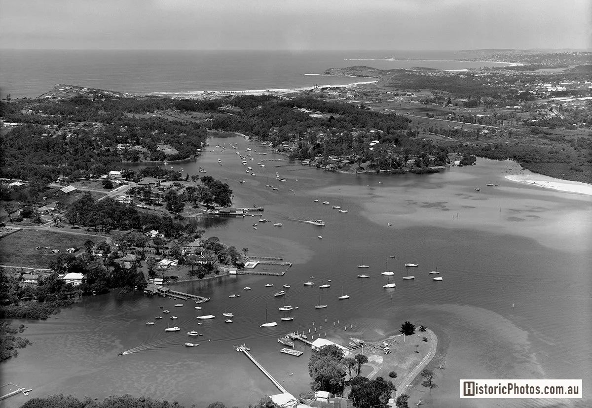 Aerial View To Bayview And Long Reef, Newport NSW Australia 1950s