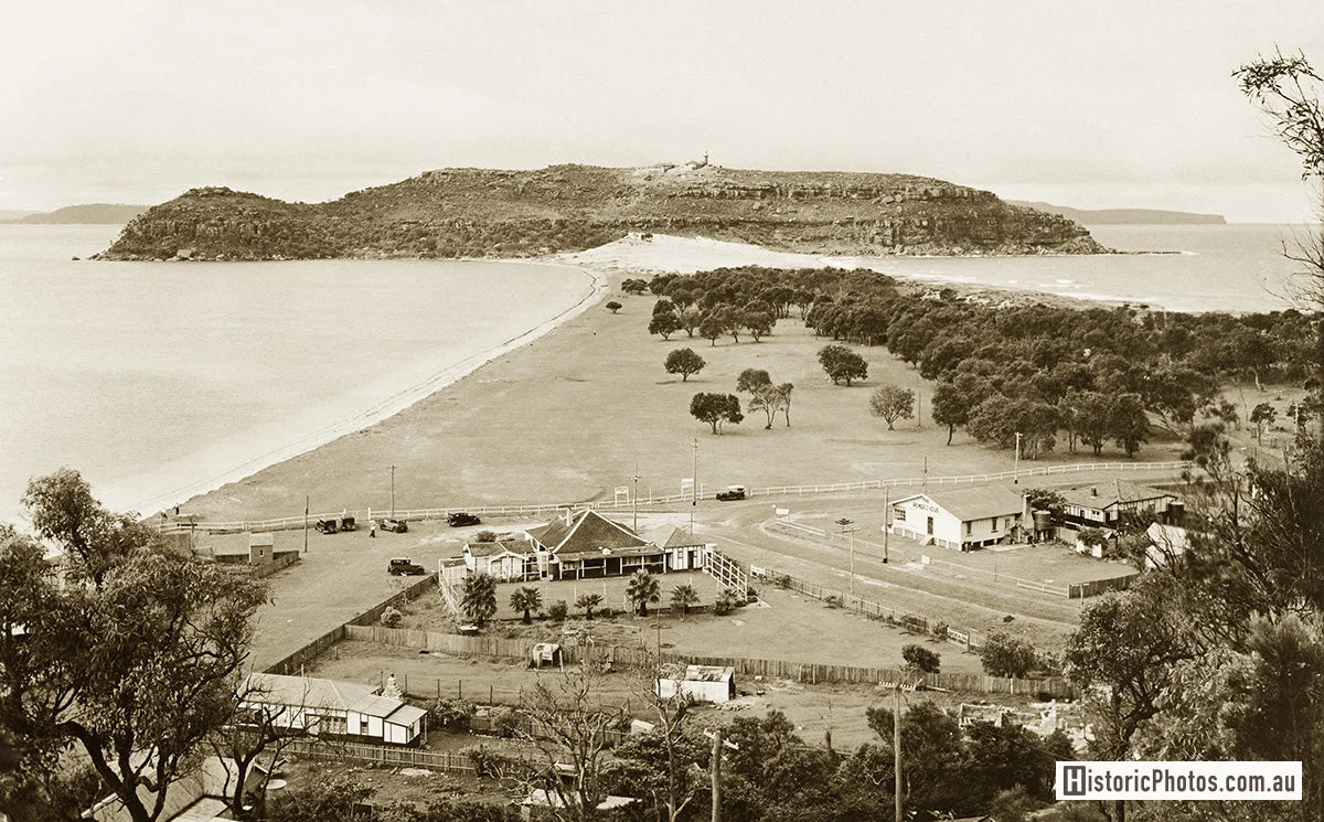 Looking Over Golf Links And Barrenjoey, Palm Beach NSW Australia c.1927