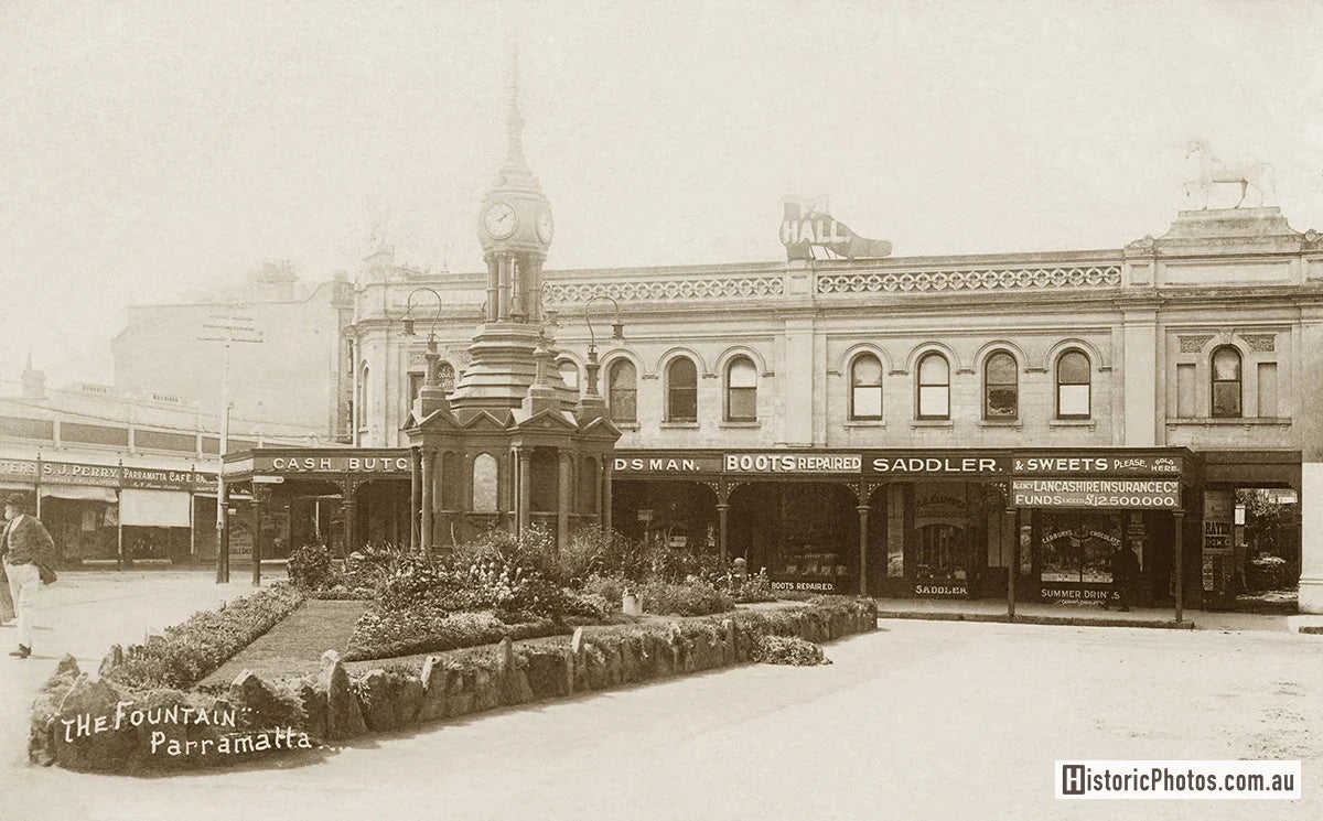 The Fountain, Parramatta NSW Australia c.1910