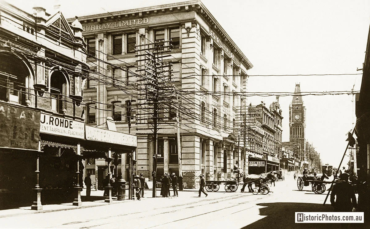 Barrack Street, Perth WA Australia 1910s