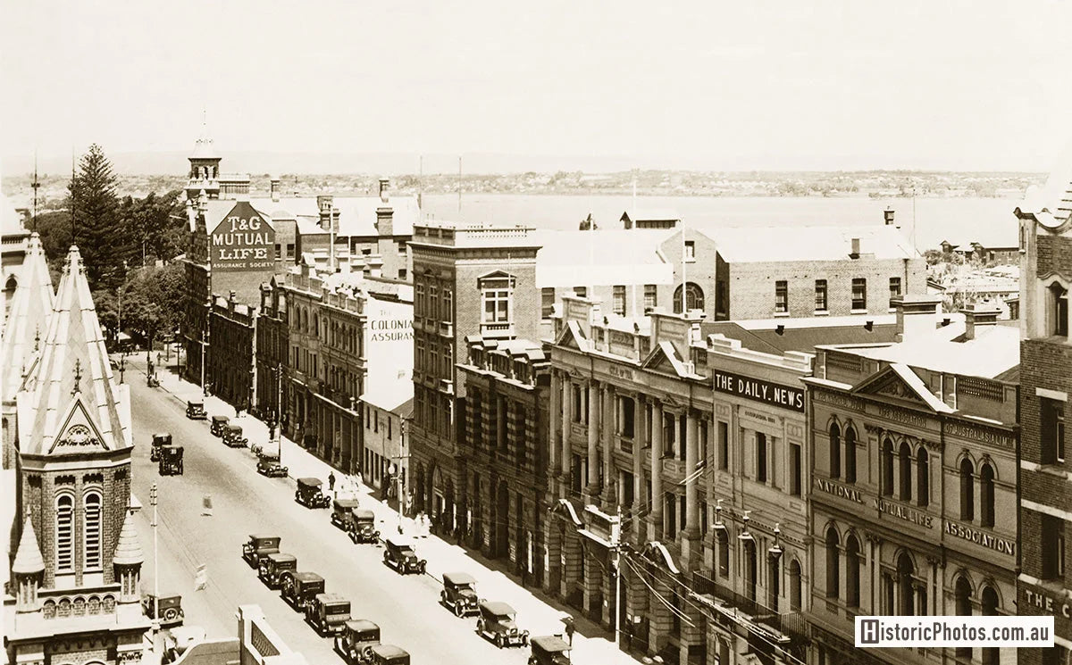 St. Georges Terrace, Perth WA Australia 1930s