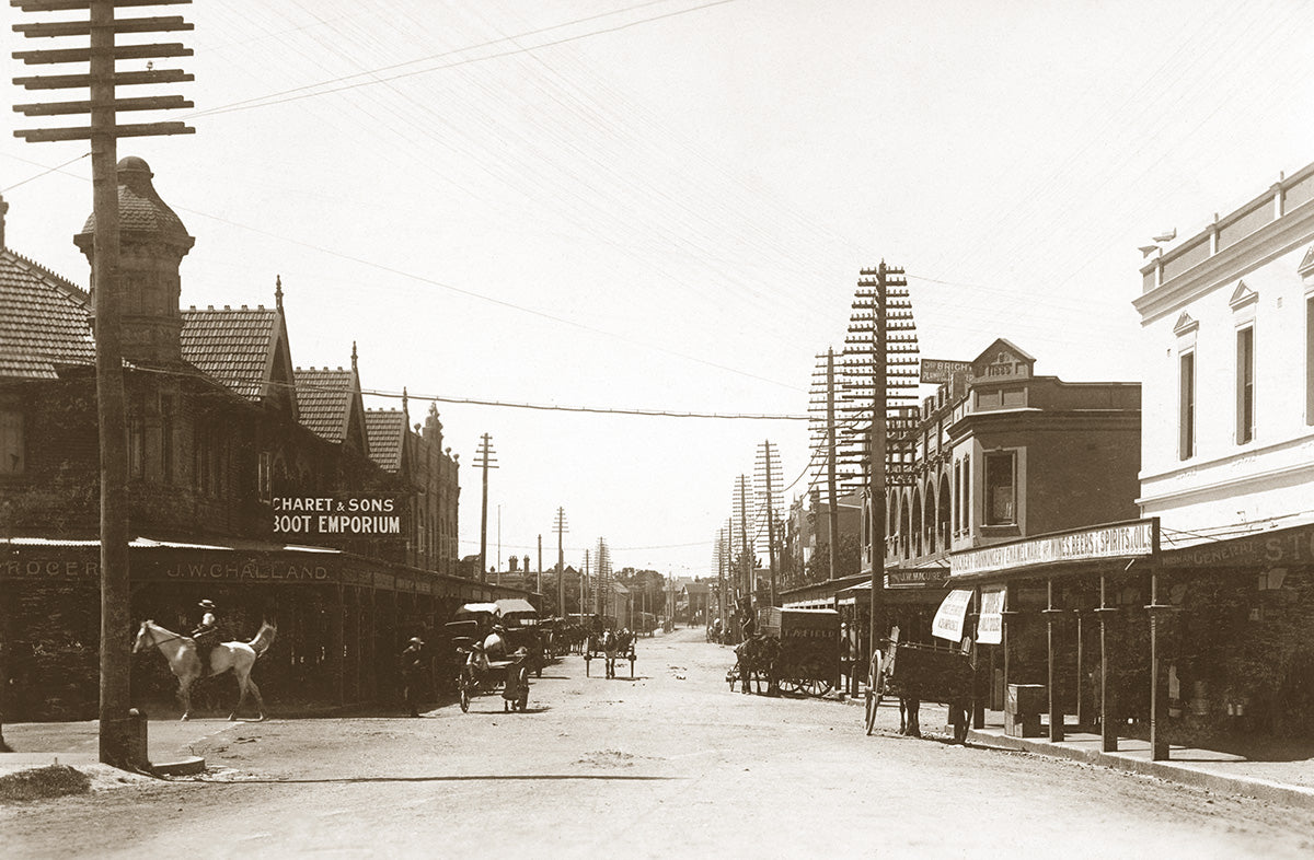 Corner Of Military Road And Raglan Street, Mosman NSW Australia c.1907