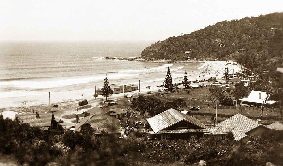 The Beach, Palm Beach NSW Australia 1930s