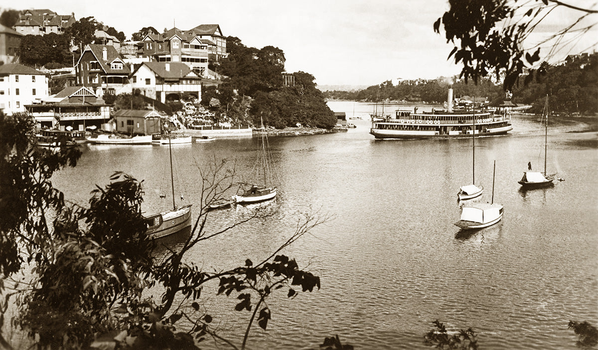 Mosman Bay, Mosman NSW Australia 1920s