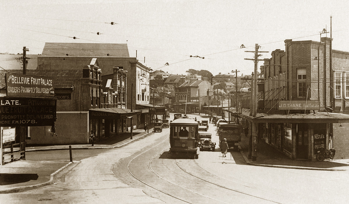 South Head Road, Double Bay NSW Australia 1930s