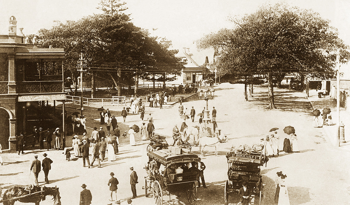 The Corso, Manly NSW Australia c.1900