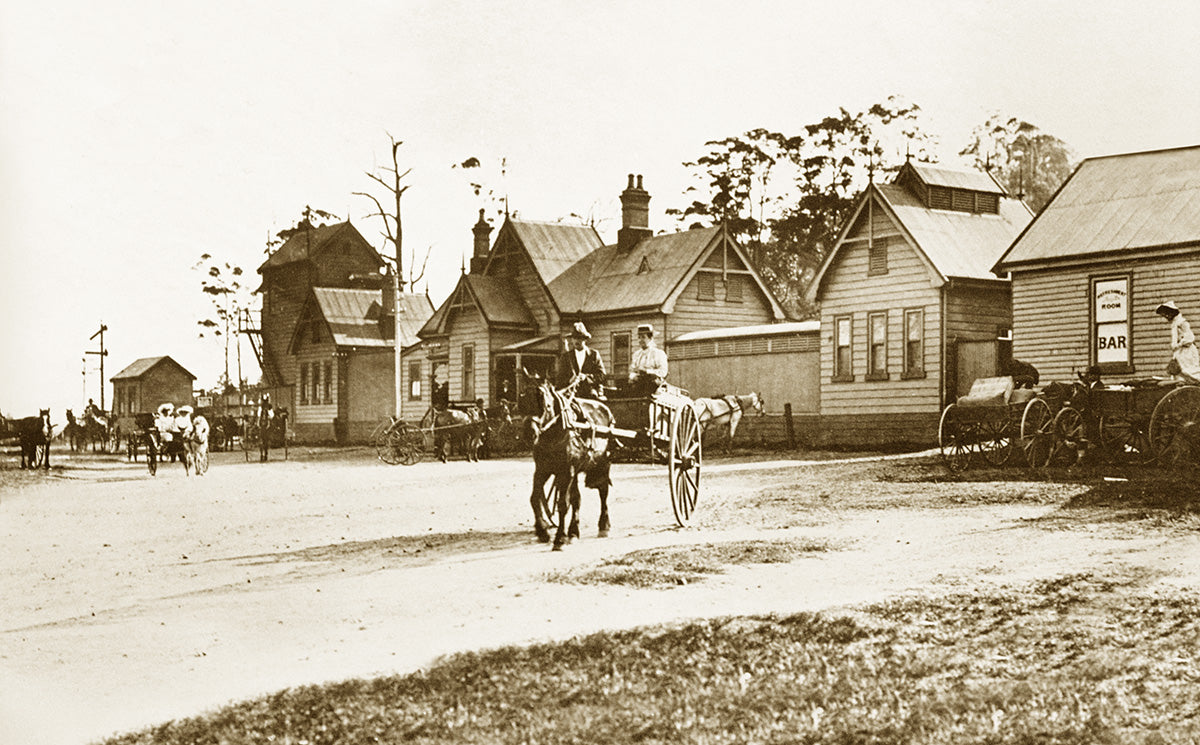 Railway Station, Gosford NSW Australia c.1900