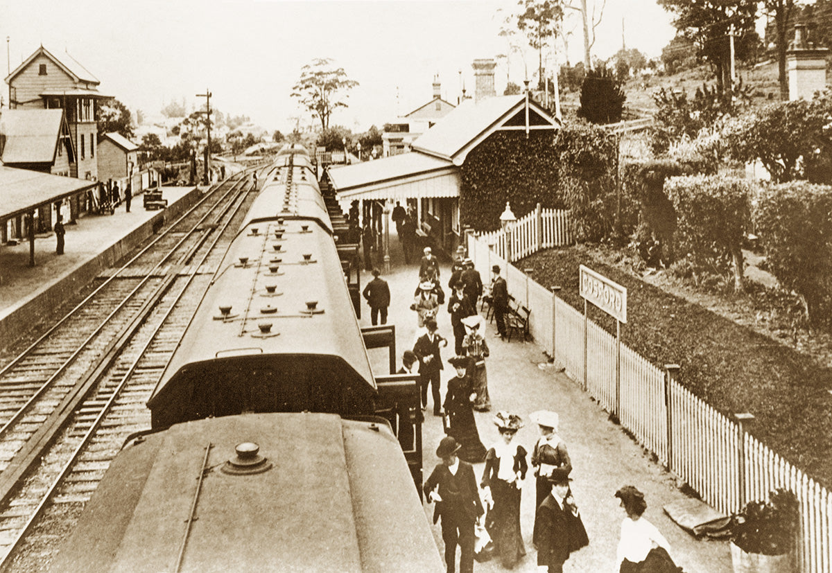 Railway Station, Gosford NSW Australia c.1905