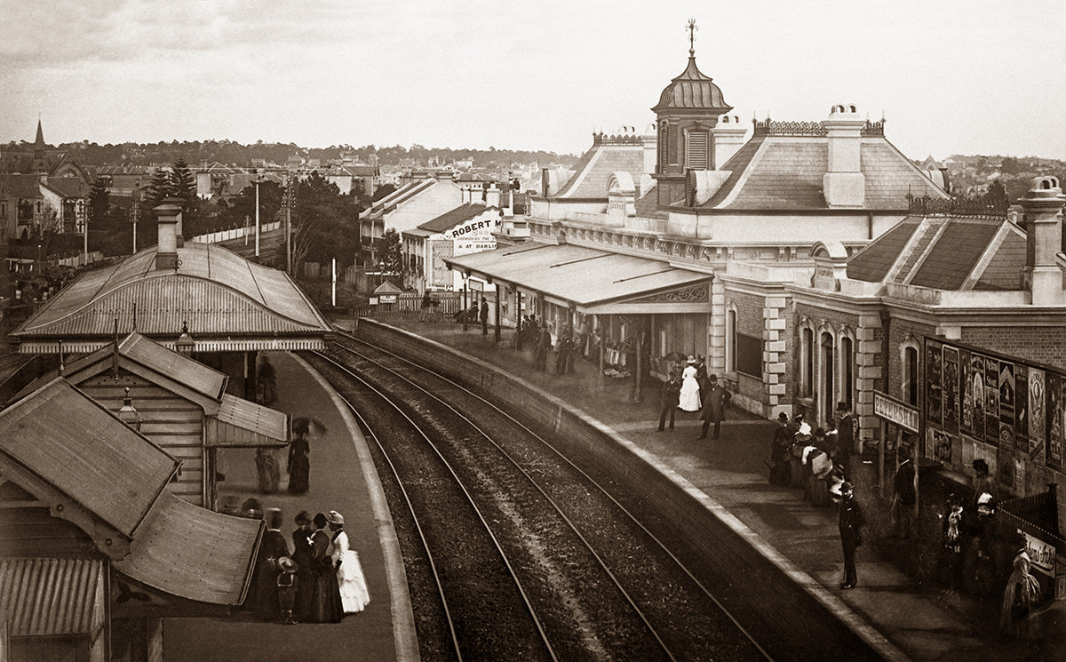 Railway Station, Petersham NSW Australia c.1885