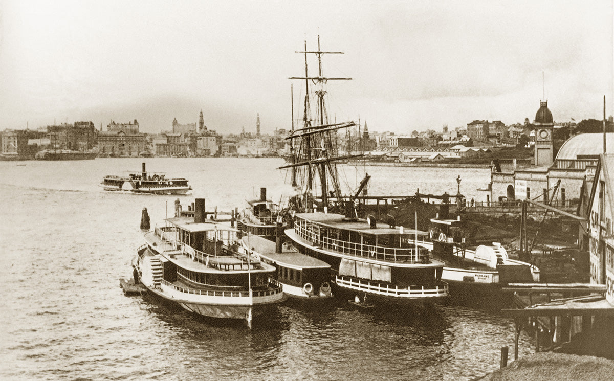 Sydney Harbour, Milsons Pt. NSW Australia 1900