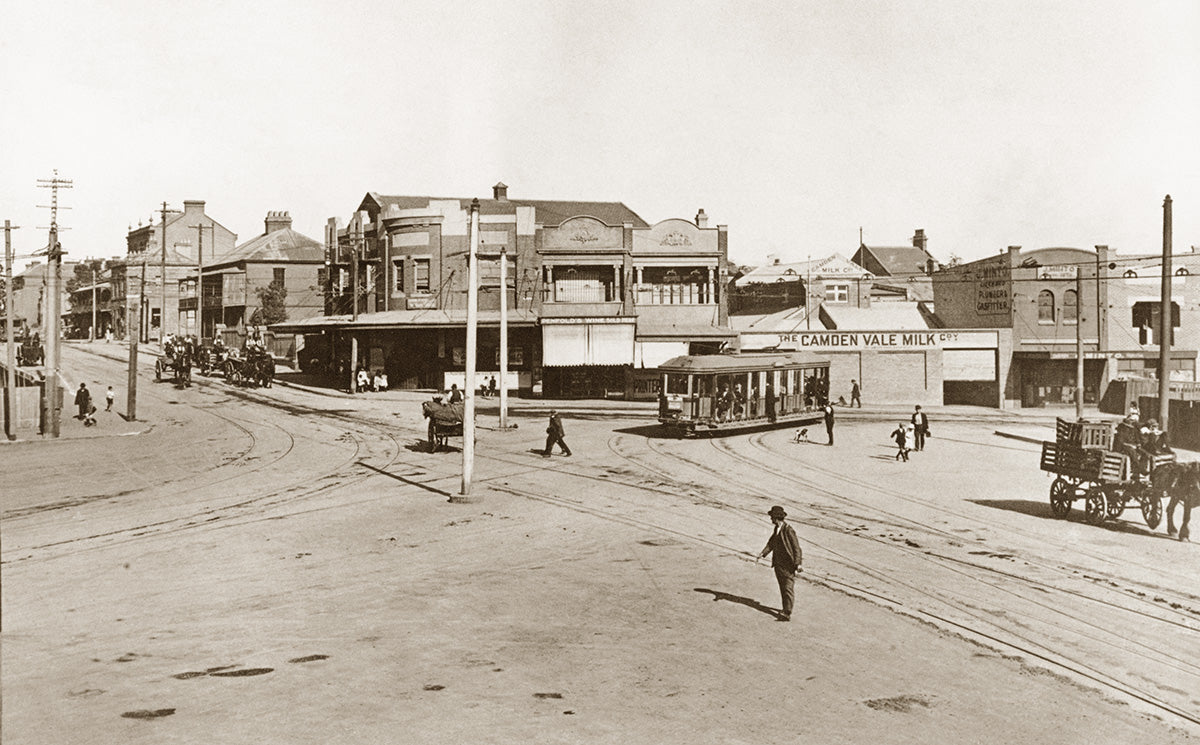 Cleveland Street Overbridge, Surry Hills NSW Australia c.1917