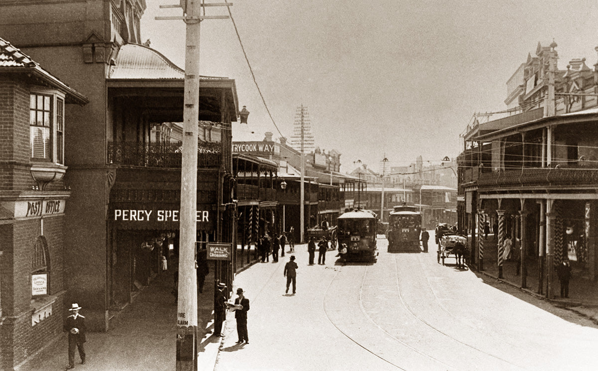 Enmore Road And Post Office, Enmore NSW Australia 1900s