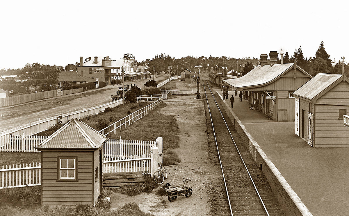 Railway Station, Blackheath NSW Australia c.1910