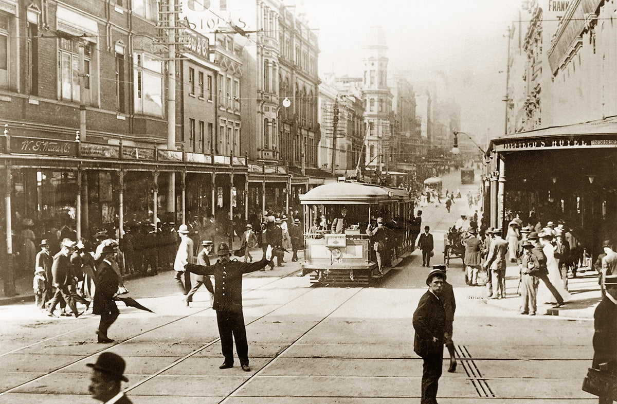Corner Of King And George Streets, Sydney NSW Australia 1911