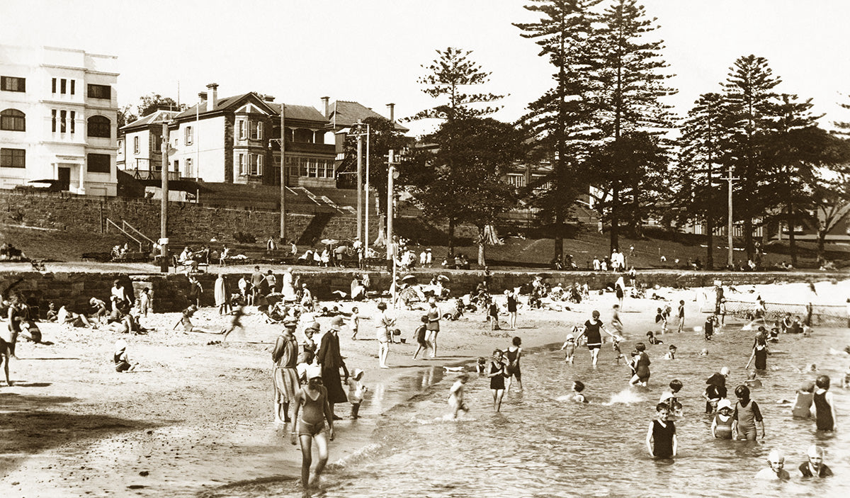 Harbour Beach, Manly NSW Australia c.1930