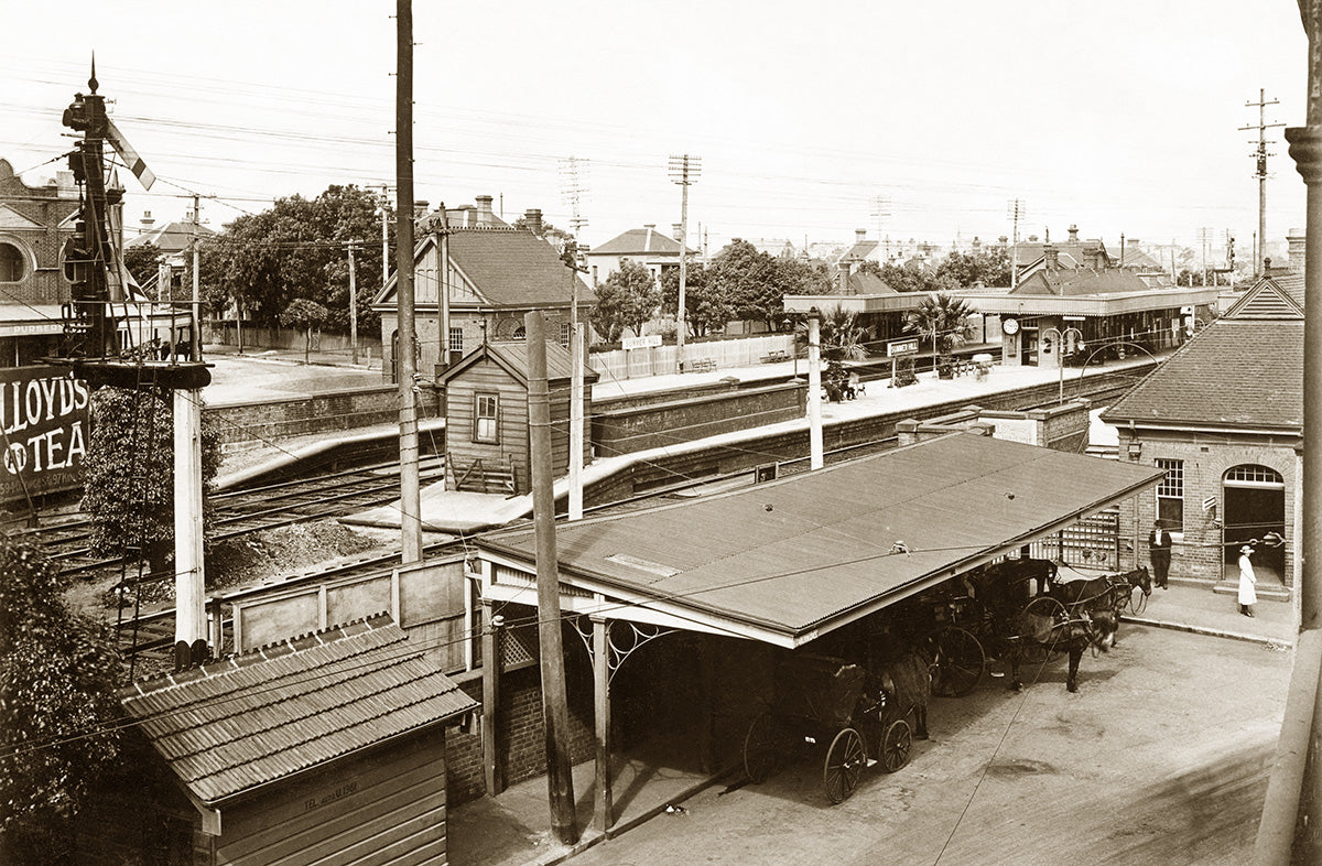 Railway Station, Summer Hill NSW Australia c.1906