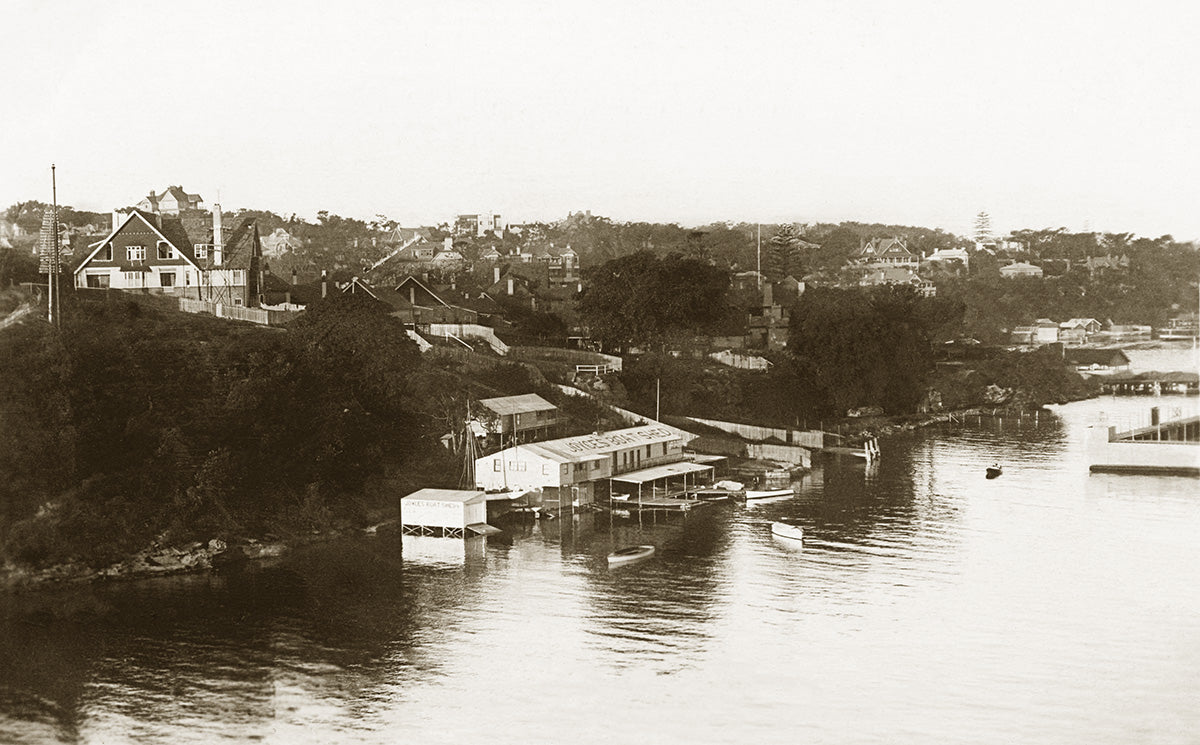 Sydney Harbour, Neutral Bay NSW Australia c.1910