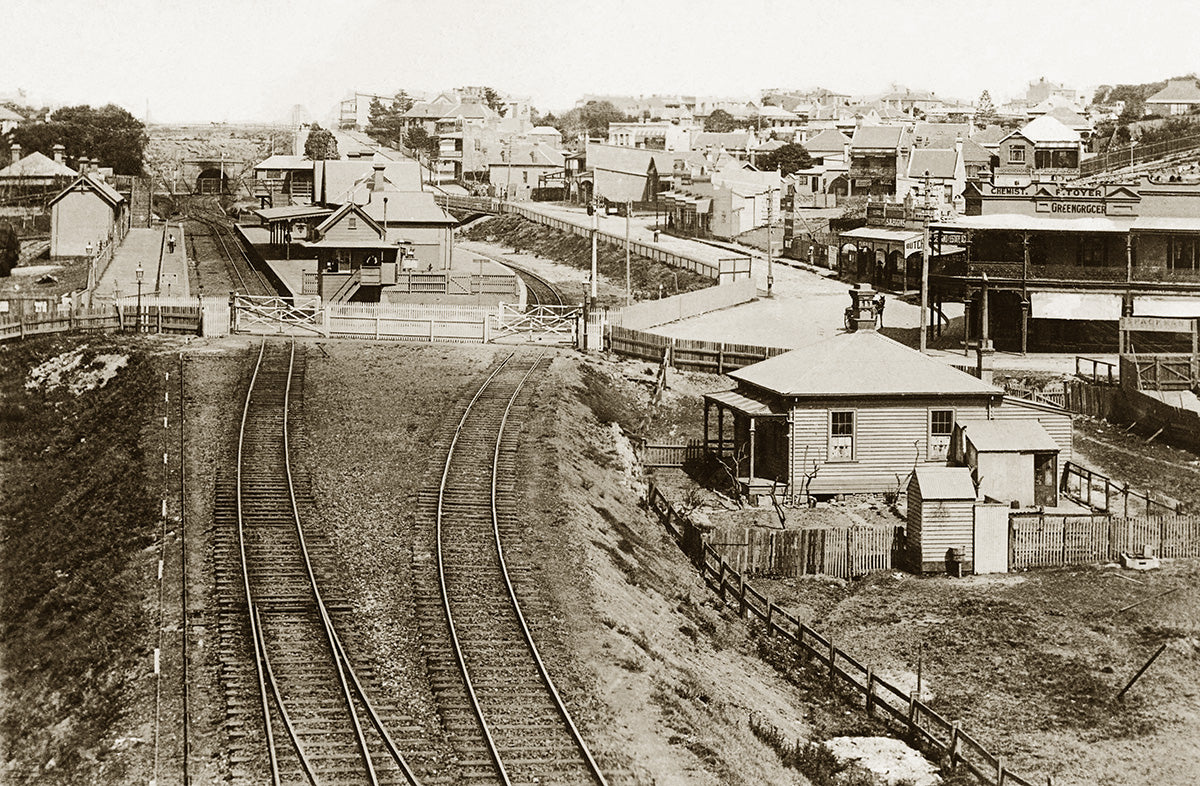 Railway Station, Arncliffe NSW Australia 1900s