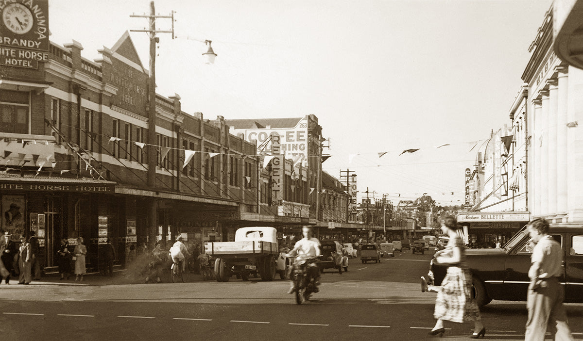 Church Street, Parramatta NSW Australia 1950s